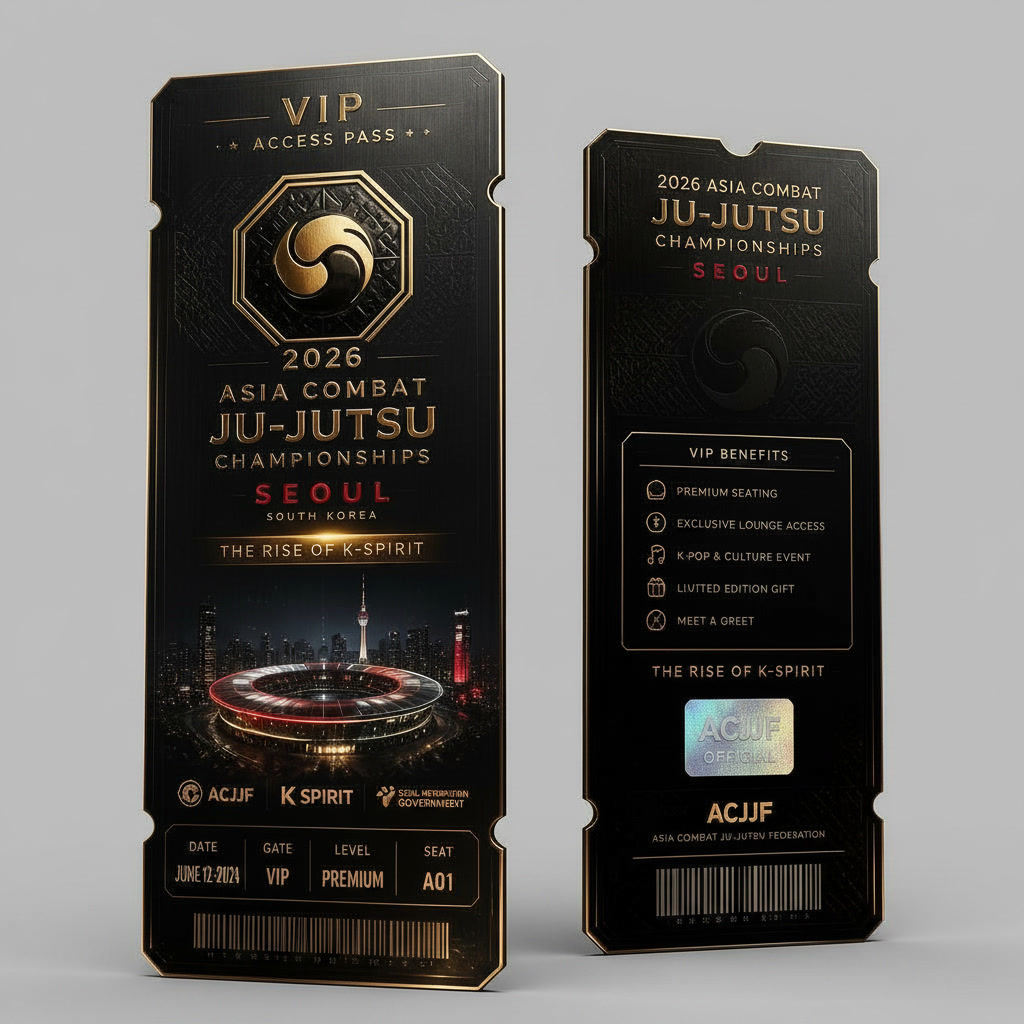 교체용 VIP 입장권 디자인